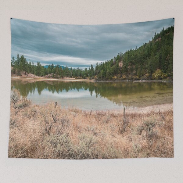 Item preview, Autumn Lake Reflections in the Grasslands designed and sold by Amy Mitchell.