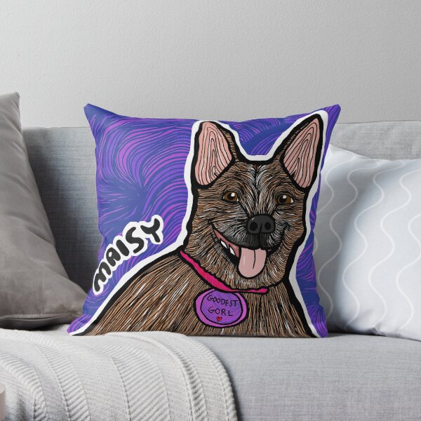 Goodest Gorl Maisy Throw Pillow