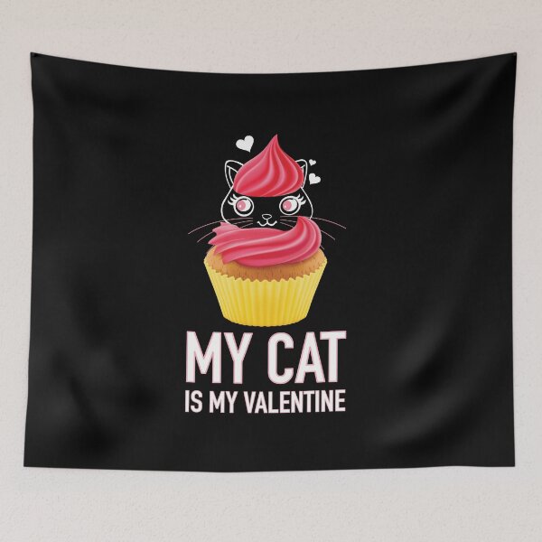 Item preview, My cat is my valentine designed and sold by JDRProd.