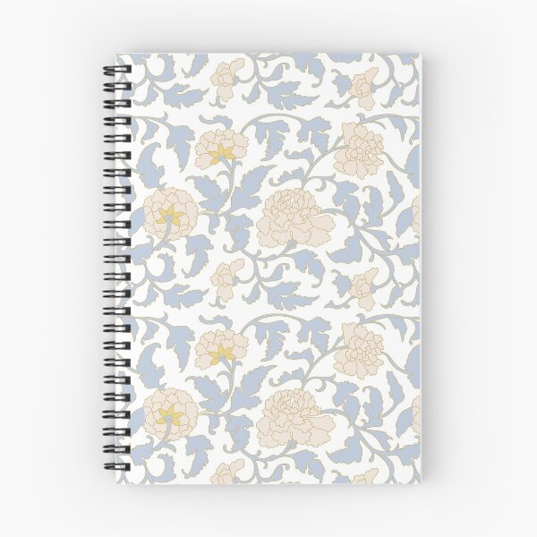 Item preview, Patrón floral en azul y rosa designed and sold by Exuan.