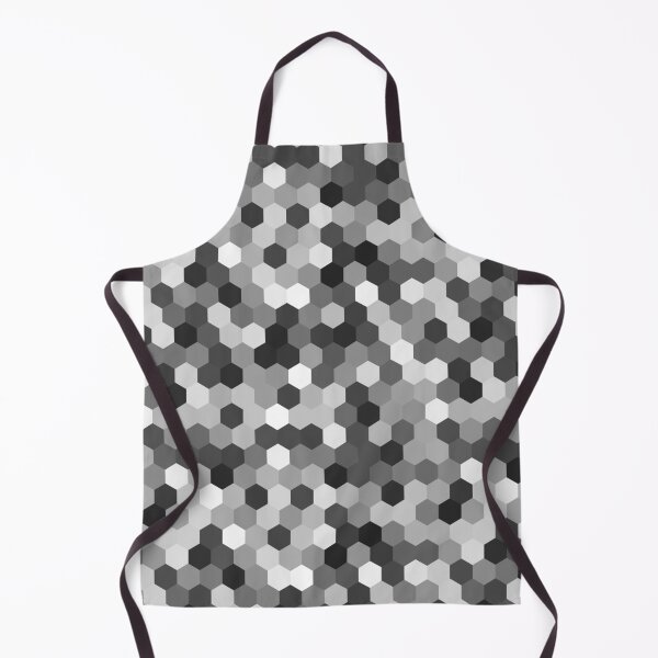 Item preview, Black and white hexagon geometric pattern designed and sold by natalyon.