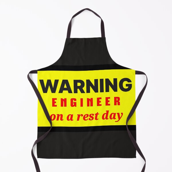 Item preview, Warning Engineer on a Rest Day designed and sold by QuotesDogma.
