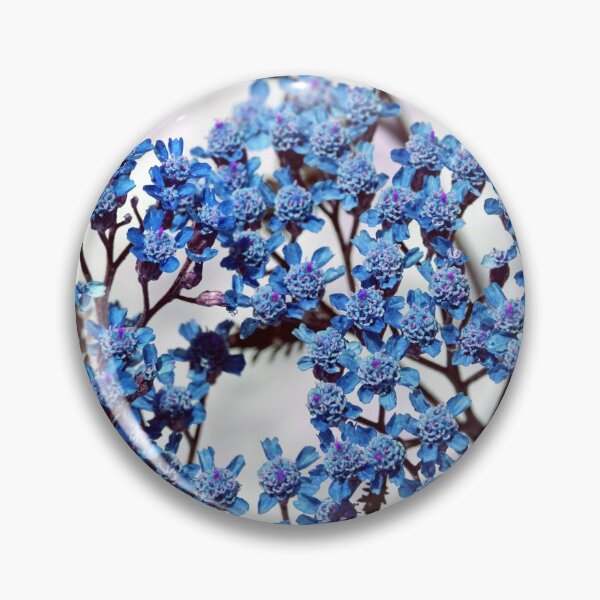 Item preview, Blue Yarrow, also known as Achillea millefolium blossoms blooming in summer. designed and sold by FENIO.