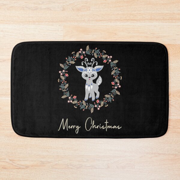 Item preview, Christmas deer in flower crown designed and sold by Astralia.