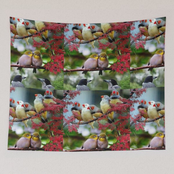 Item preview, Colorful birds  designed and sold by aysha Irshad.
