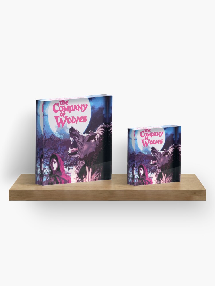 Alternate view of The Company of Wolves Acrylic Block