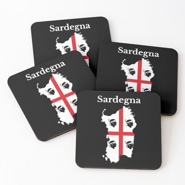 Item preview, Sardinia Map Flag, Italy, Italian Region. designed and sold by marosharaf.
