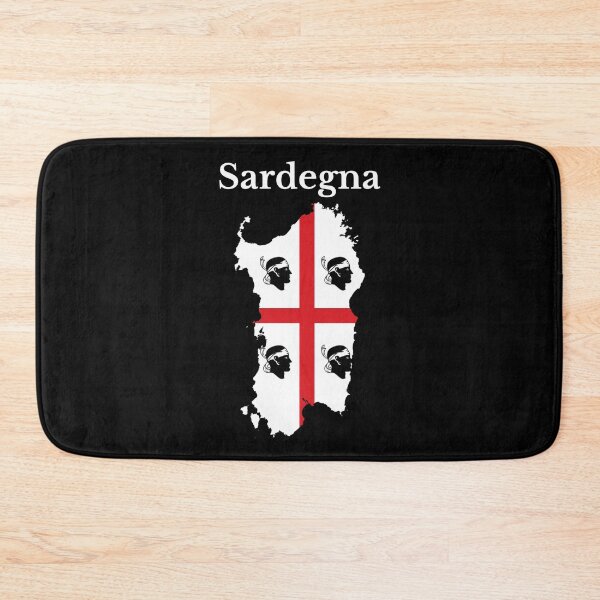Item preview, Sardinia Map Flag, Italy, Italian Region. designed and sold by marosharaf.