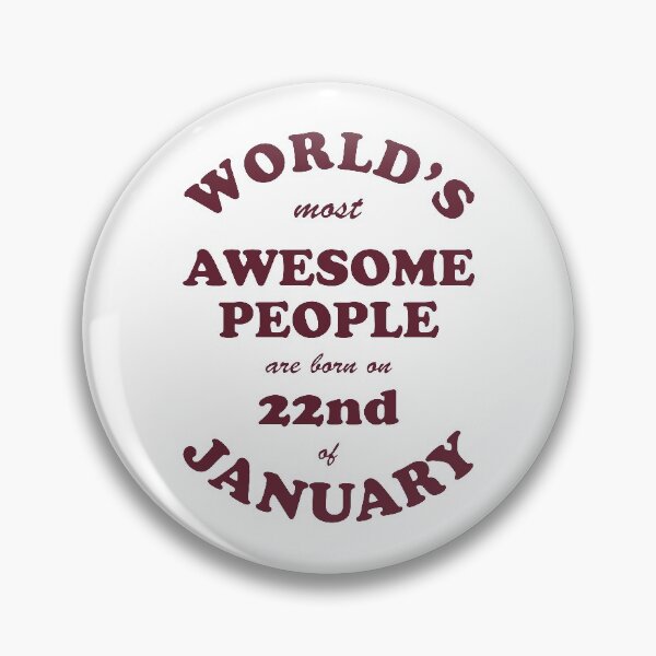 Artikelvorschau, Awesome People werden am 22. Januar geboren entworfen und verkauft von beloknet.