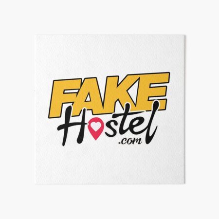 Fake Hostel Art Board Print For Sale By Arshglno Redbubble