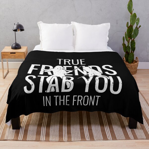 Item preview, Fencing Gift True Friends Stab You In The Front Funny Fencer designed and sold by MarioShirtWorld.