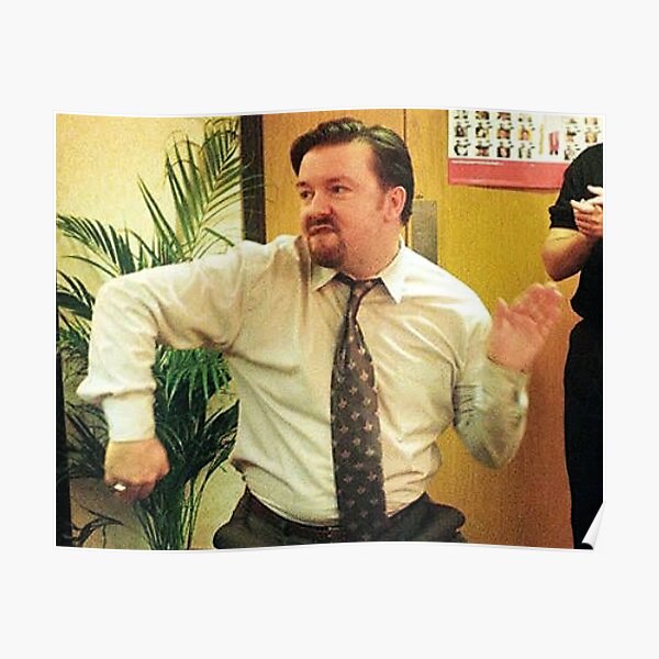 David Brent Posters for Sale | Redbubble