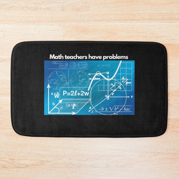 Item preview, Math Teachers have Problems designed and sold by UncleStuScience.