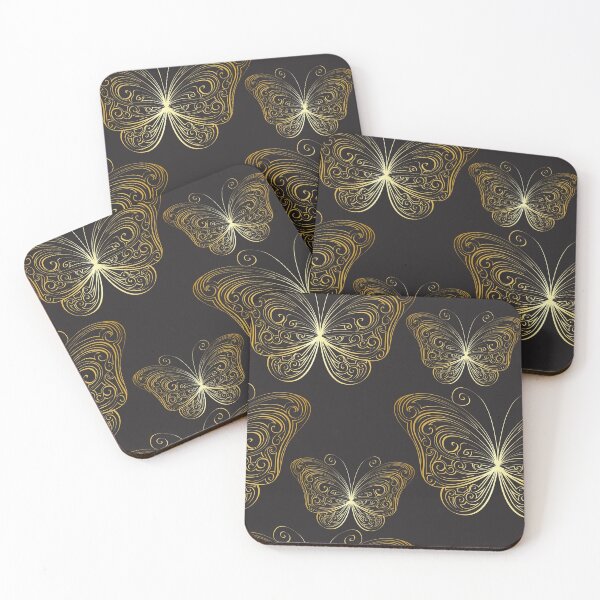 Item preview, Golden butterflies designed and sold by EbyArts.