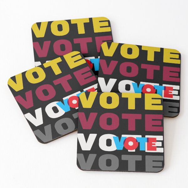 Aperçu de l'œuvre VOTE VOTE VOTEZ VOTE créée et vendue par LTM-tee.