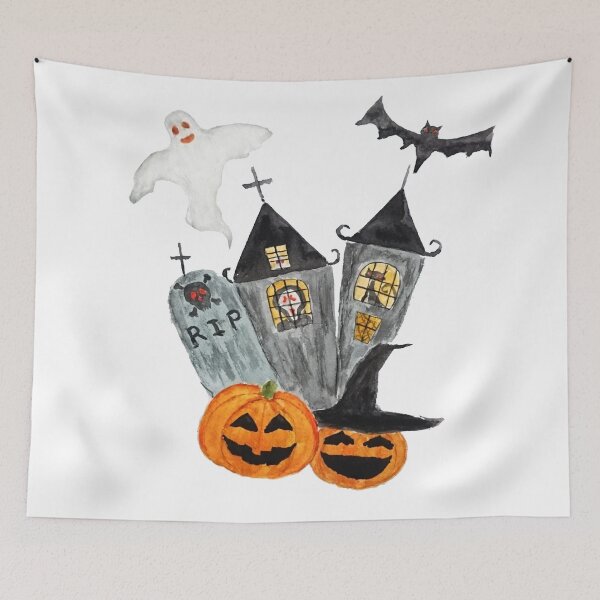 Item preview, hand painted Halloween party  designed and sold by ColorandColor.