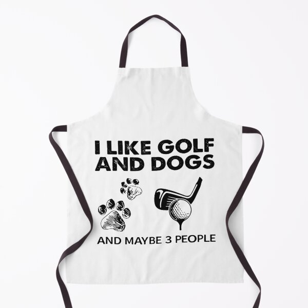 Item preview, I like golf and dogs and maybe 3 people  designed and sold by ChesterNichols.