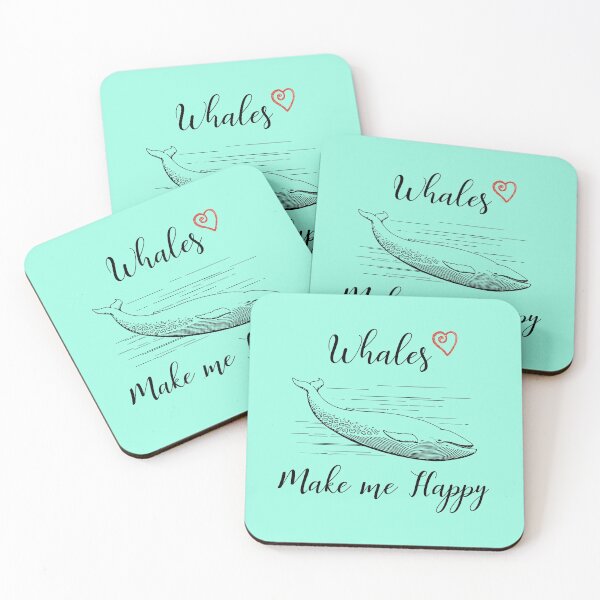 Item preview, Whales Make Me Happy designed and sold by Sugar-Magnolia.