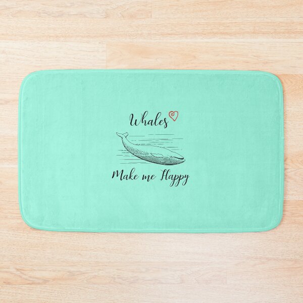 Item preview, Whales Make Me Happy designed and sold by Sugar-Magnolia.
