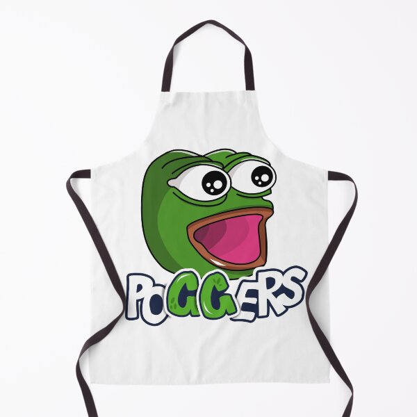 Item preview, Poggers GG Twitch emote Pepe the frog designed and sold by therustyart.