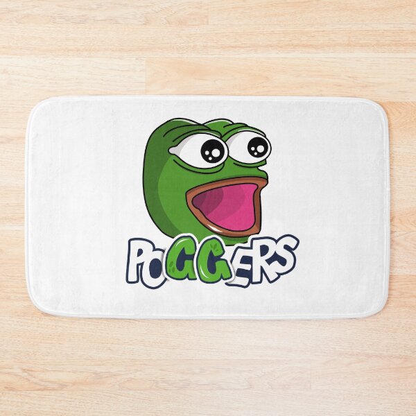 Item preview, Poggers GG Twitch emote Pepe the frog  designed and sold by therustyart.