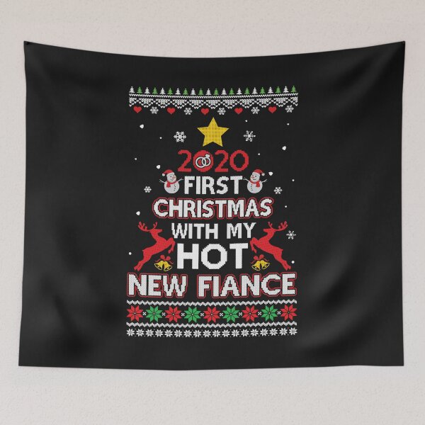 Item preview, 2020 First Christmas With My Hot New Fiance Sweater designed and sold by CreativeGift.