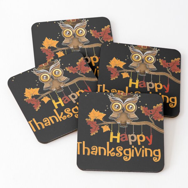 Item preview, Happy Thanksgiving Pilgrim Owl designed and sold by knilelent.