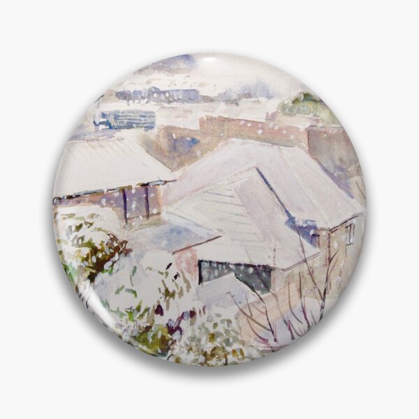 Item preview, Snowing in Ikeda from hostess's window, ホステスの窓から池田に雪が降る Hosutesu no mado kara Ikeda ni yukigafuru designed and sold by FredFullerton.