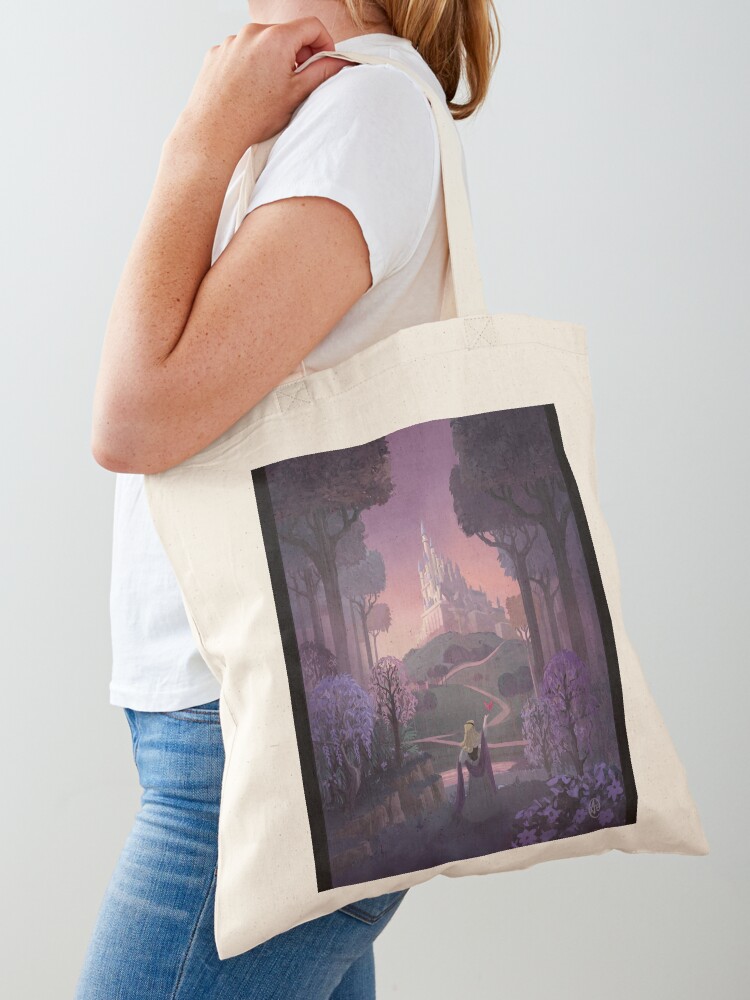 Sleeping Beauty, Aurora - Vintage Rose Tote Bag