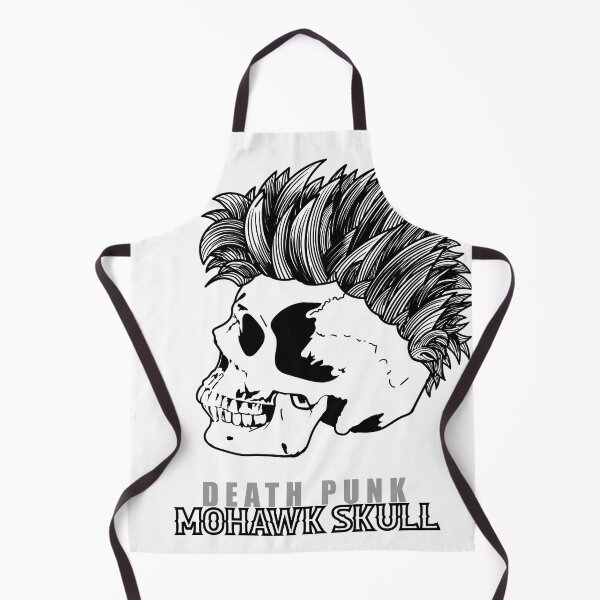Item preview, Punk human skull with mohawk hair style. designed and sold by hadkhanong.