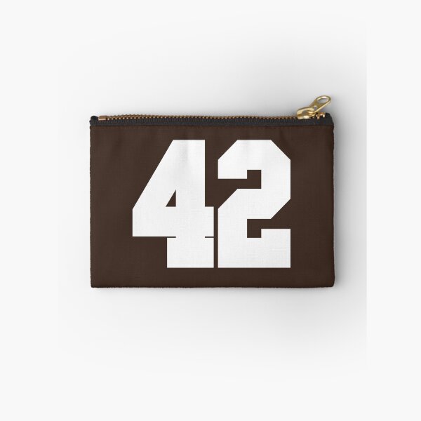 Artikelvorschau, 42 Nummer Cleveland Sports Zweiundvierzig Brown Brown entworfen und verkauft von HelloFromAja.