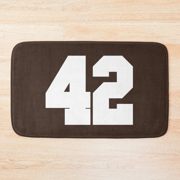 Artikelvorschau, 42 Nummer Cleveland Sports Zweiundvierzig Brown Brown entworfen und verkauft von HelloFromAja.
