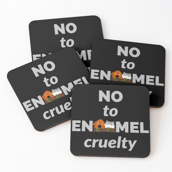 Item preview, no to enamel cruelty. dog and cat designed and sold by doctors-apparel.