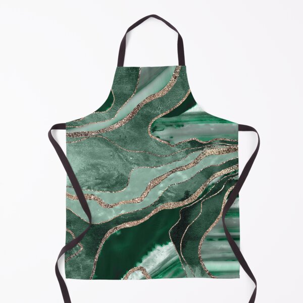 Item preview, Emerald Green Marble Agate Gold Glam #1 (Photo of Glitter Only - Not Reflective) designed and sold by Anita's & Bella's Art.