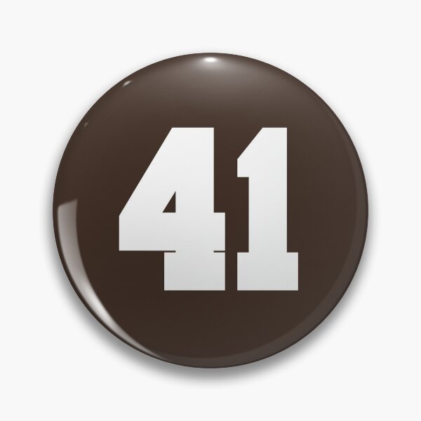 Item preview, 41 Number Cleveland Sports Fourty-One Brown Jersey designed and sold by HelloFromAja.