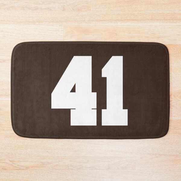 Item preview, 41 Number Cleveland Sports Fourty-One Brown Jersey designed and sold by HelloFromAja.