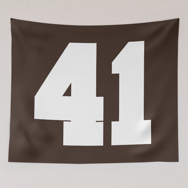 Artikelvorschau, 41 Nummer Cleveland Sports Einundvierzig Brown Brown entworfen und verkauft von HelloFromAja.