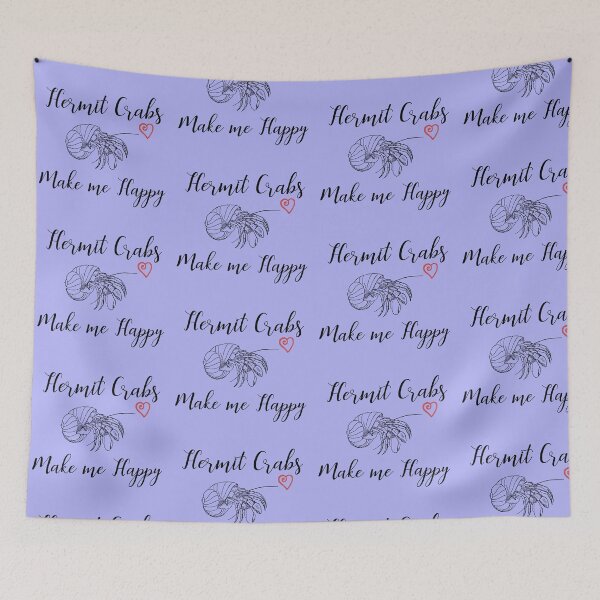 Item preview, Hermit Crabs Make Me Happy designed and sold by Sugar-Magnolia.
