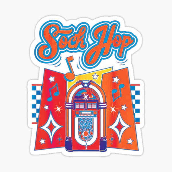 Musical Band Instruments And Vector Illustration Sticker