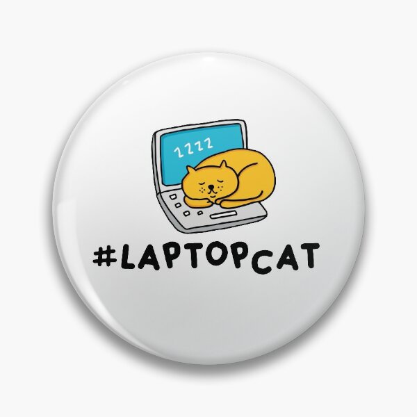 Item preview, laptop cat designed and sold by happysketchy.