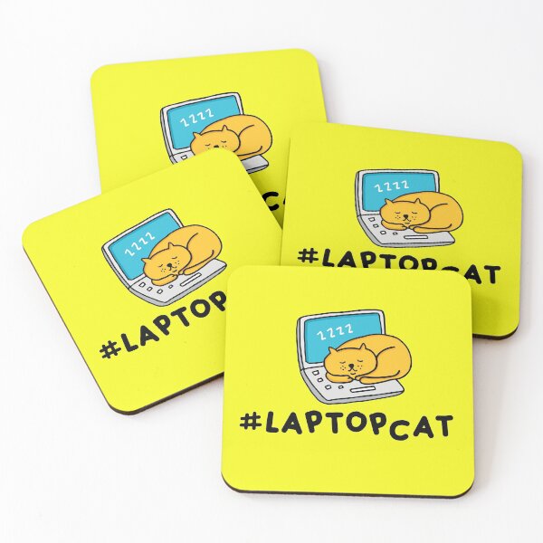Item preview, laptop cat designed and sold by happysketchy.