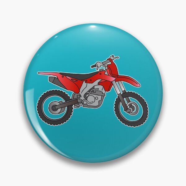 Item preview, Red Motocross motorcycle designed and sold by Berlin-T-Shirt.