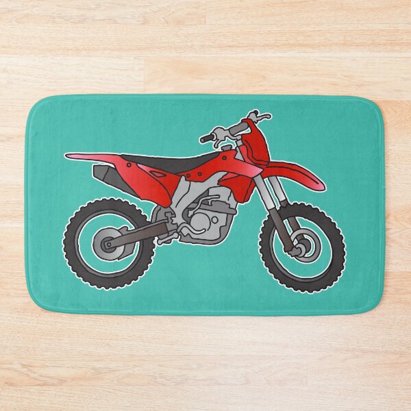 Item preview, Red Motocross motorcycle designed and sold by Berlin-T-Shirt.