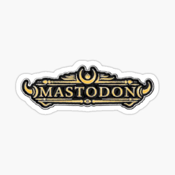 Mastodon Logo Sticker