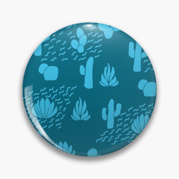 Item preview, Cacti in Bloom Blue designed and sold by RikoKaniko.
