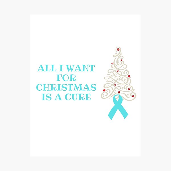 Item preview, All I Want for Christmas is a Cure - Prostate Cancer designed and sold by Inspired2Live.