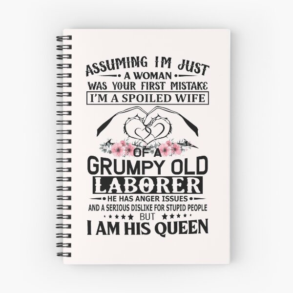 Item preview, I'm A Spoiled Wife Grumpy Old Laborer designed and sold by trendsshop.