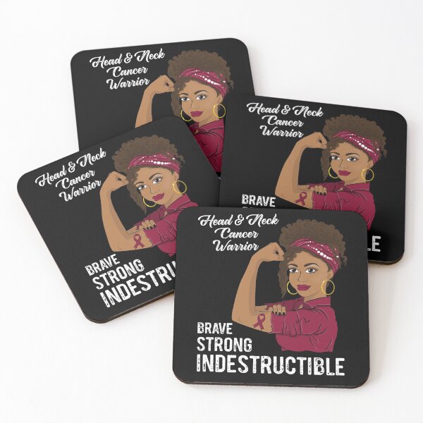 Item preview, Head and Neck Cancer Warrior Indestructible Awareness designed and sold by ZNOVANNA.