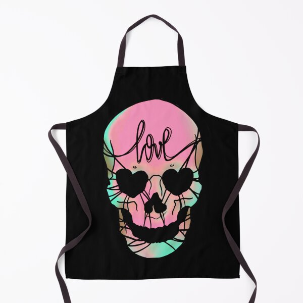 Item preview, Love never dies neon pink heartshaped skull designed and sold by Rotatart.