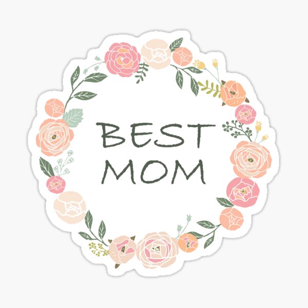 world's best mom Sticker